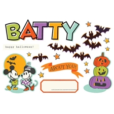 Simple Stories Simple Page Pieces - Say Cheese Classic Mouse HALLOWEEN (19 pieces)